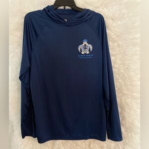 Anna Maria Island Florida A4 Unisex Long Sleeve Beach Hoodie. Size Large